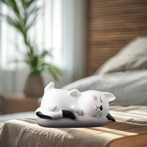Cat Figurine Toy Collectible Toy En Miniatura 16.5x9.2x8.9cm