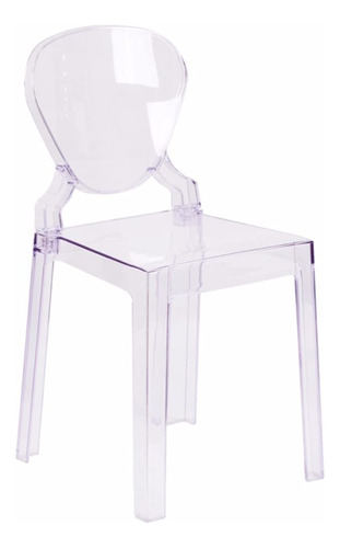 Flash Furniture Silla Theo Ghost Con Respaldo De Lágrima E.