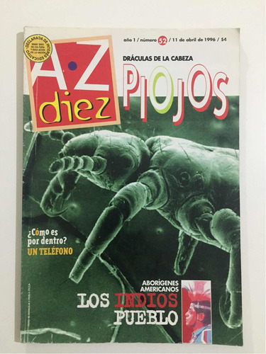 Revista A.z Diez. Ásterix, Olaf. Garfield, Jorge Luis Borges