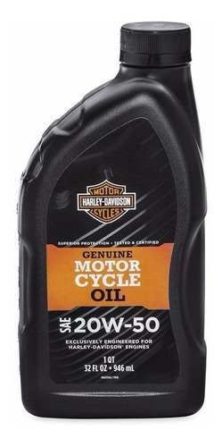 Aceite Harley Davidson 20w-50 X Litro Top Racing