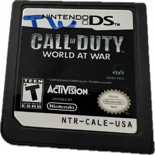 Call Of Duty World At War Nintendo Ds