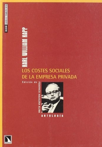 Libro Los Costes Sociales De La Empresa Privada Antologíade