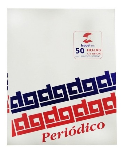 Block Periodico 1/2 Oficio 50 Hojas