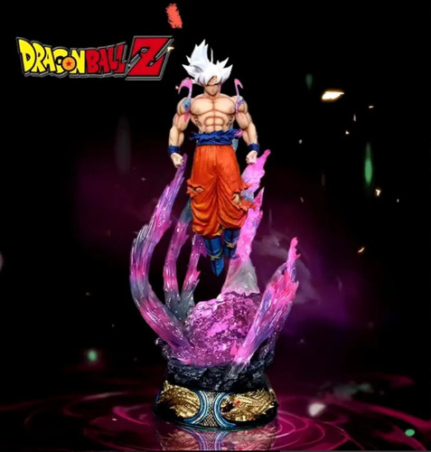 Boneco Com Aura De Led Goku Instinto Superior Dragon Ball