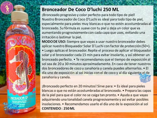 Bronceadores Y Protector Dluchi - mL a $44633