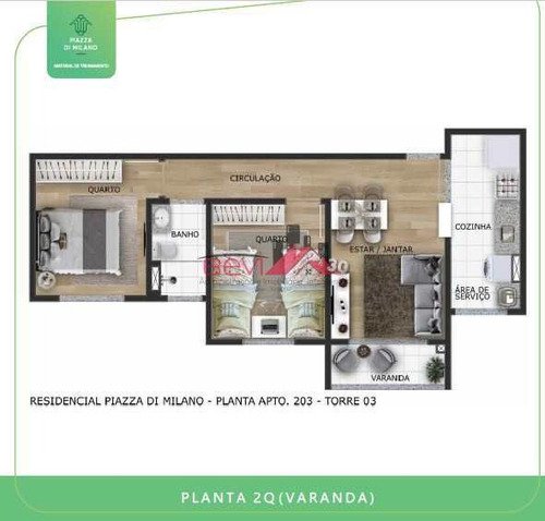 Imagem 15 de 16 de Lançamento Mrv: Piazza Di Milano, Confira Agora! - V6518