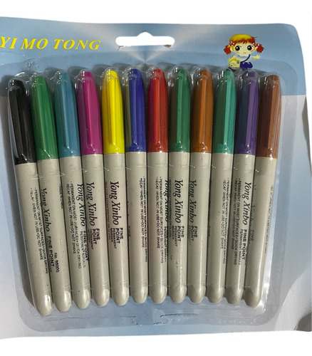 36 Marcadores De Colores Mayoreo (12pzs Por Paquete)