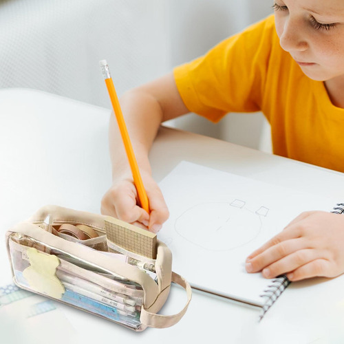 Estuche Para Lápices Para Niños Estuche Transparente Para Lá