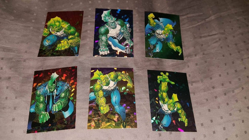 Set Completo De Tarjetas Prismas Savage Dragon 6/6 (o )( O)!