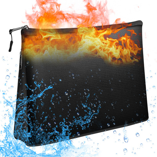 Bolsa De Archivo, Dinero, Ignífuga, Resistente Al Fuego, Al