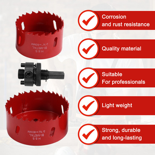 Sierra Perforadora De 80 Mm Con Cuenco Para Luz Empotrada De