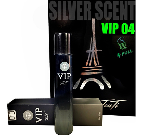 Perfumes Silver Importadas Fragrância Scent Vip Alta Fixação