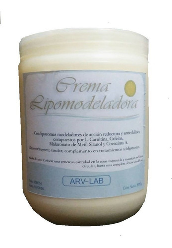 Radiofrecuencia Crema Celulitis Reductora Lipomodeladora 1k