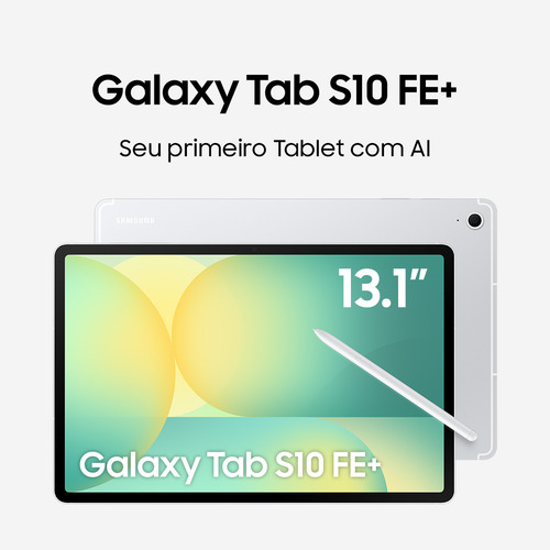Tablet Samsung Tab S10 Fe+ 128gb 8gb 13,1 Wifi Prata Prata
