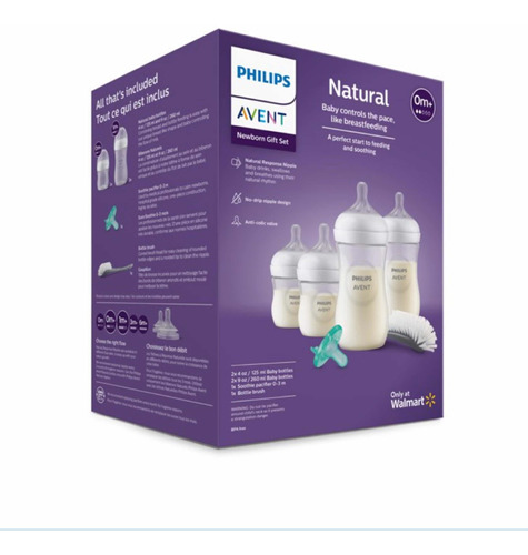 Kit De Teteros Avent X4 Natural Entrega Inmediata