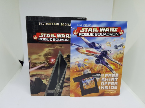 Apenas O Manual - Star Wars Rogue Squadron  Nintendo 64 + F.