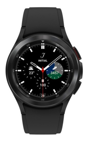Imagen 2 de 5 de Samsung Galaxy Watch4 Classic (Bluetooth) SM-R880 1.2 " 42 mm - Acero inoxidable - Fluoroelastómero - Acero inoxidable - Black - Black - Black