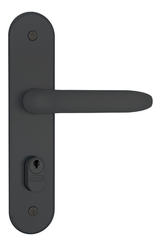 Fechadura Stam 804/11 Preto Fosco Externa Porta Madeira