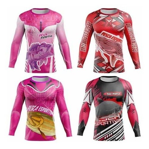 Artes Total Camisetas Pescaria Pesca Editáveis Corel Mockups