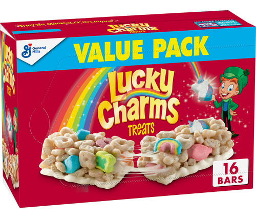 Lucky Charms Barras De Golosinas Para Cereales De Desayuno,.