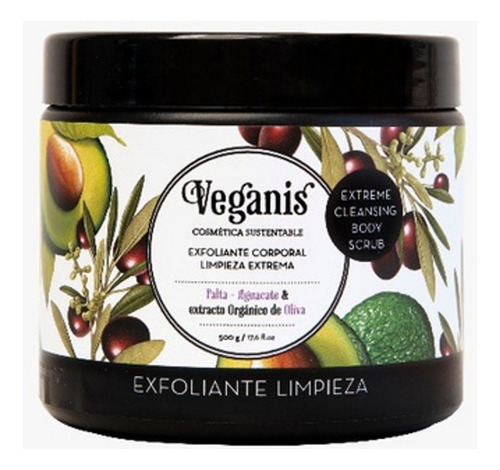 Veganis Exfoliante Corporal Palta Y Oliva 500 Ml