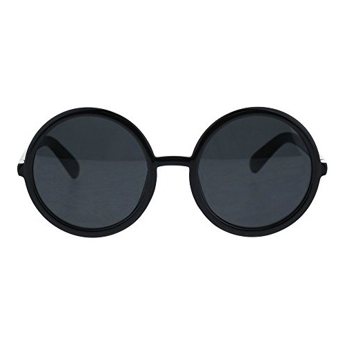 Mujer Asistente Redondo Círculo Lentes Plástico Mod 6wfbt