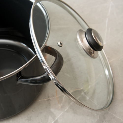 Imagen 9 de 10 de Batería De Cocina Cinsa Aluminio Con Antiadherente 8 Piezas