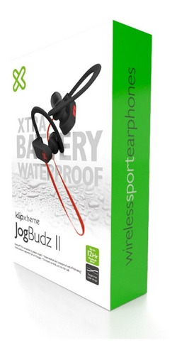 Imagen 1 de 6 de Klip Auricular Bluetooth Jogbudz I I Ksm-150bk Negro Con Mic