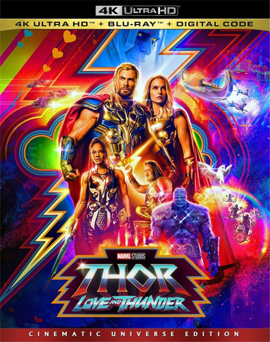 Blu Ray 4k Thor Love And Thunder Ultra Hd Dc Marvel