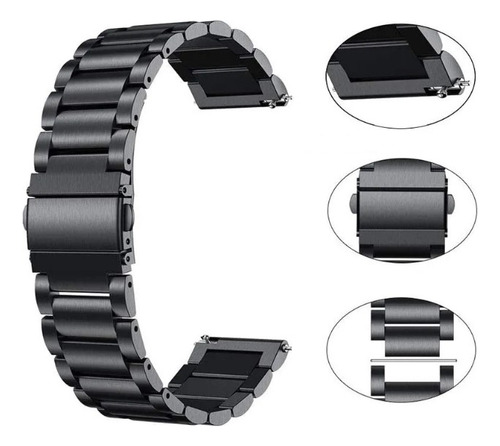 Pulseira Poolsy 20mm Aço Inox Para Ignite Polar, Polar 2 E 3