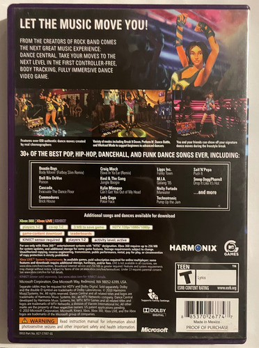 Dance Central Xbox 360