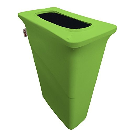 La Linen Stretch Spandex Trash Can Cover For Slim Jim