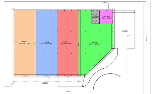 Imagen 2 de 5 de Exclusiva Nave Logística E Industrial Parque Industrial Lp En Venta Y/o Alquiler