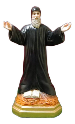 San Charbel, Figura De Resina, 32cm X 18cm X 13.5cm