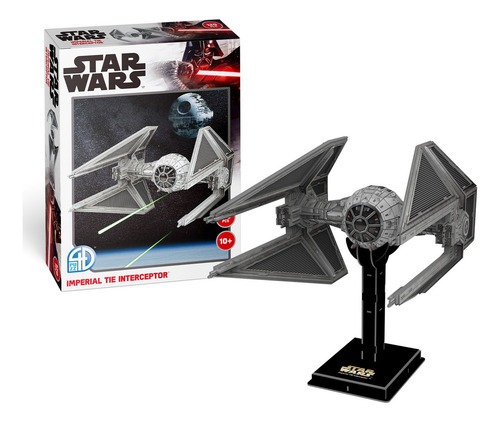 Revell 00319 star wars imperial tie interceptor quebra-cabeça 3d 1/41