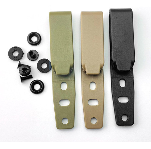 Drop-mount Clip Cinturón Holster Y Vainas Cuchillos Kydex Negro