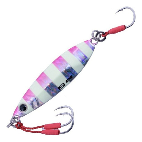 Señuelos Majorcraft Jpslow-40 Metal Jig Slow Color Zebra Pink