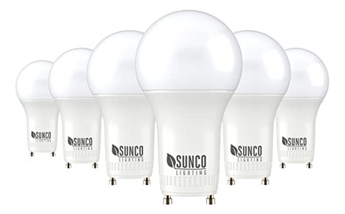 Bombilla Led Gu24 Sunco 6 Pack, 9w 800 Lm, Blanco Cálido