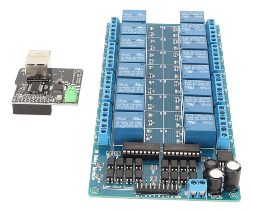 Controlador Ethernet Relay Mod 16 Canales Ule 5v Network Web