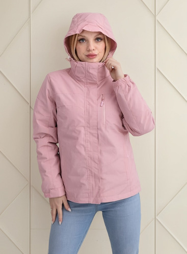 Campera Dama 2 En 1 Importado E Impermeable