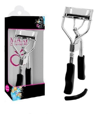 Enchinador Rizador De Pestañas Eyelash Curlier Maxi By Apple Color Negro