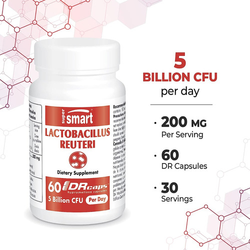 Probiotico Lactobacillus Reuteri Flora Intestinal 60 Caps