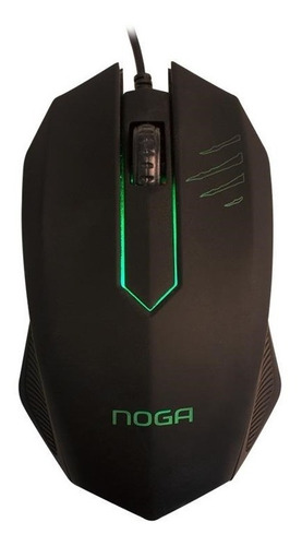 Mouse Gamer Pc Usb Retroiluminado Luces 3 Colores Noga St-20