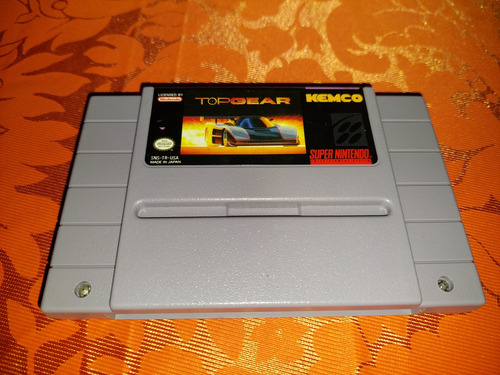 Top Gear 1 - Snes / Super Nintendo 