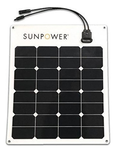 Sunpower Panel Solar Monocristalino Flexible De Alta Eficien