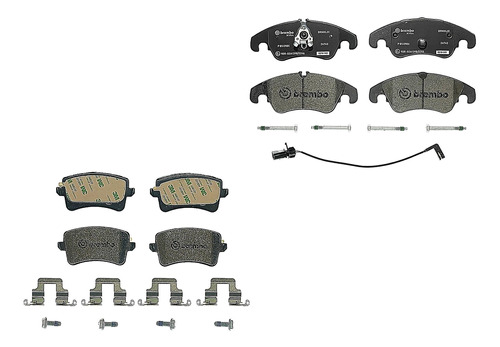 Set Balatas Sport Xtra Delanteras Y Traseras A4 13 Al 16