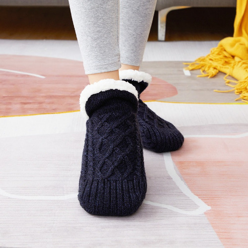Calcetines Térmicos Antideslizantes Invierno Para El Hogar