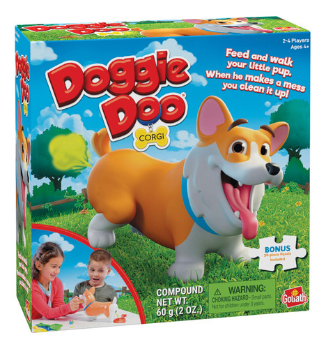 Juego Goliath Doggie Doo Corgi Con Rompecabezas De 24 Piezas