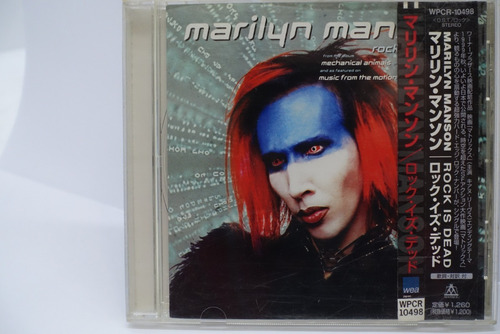 Cd Marilyn Manson  Rock Is Dead  Single 1999 (ed. Jap. Obi)