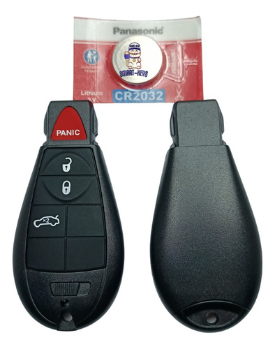 Carcasa Llave Fobik Para Dart 2012 2013 2014 2015 2016 Pila